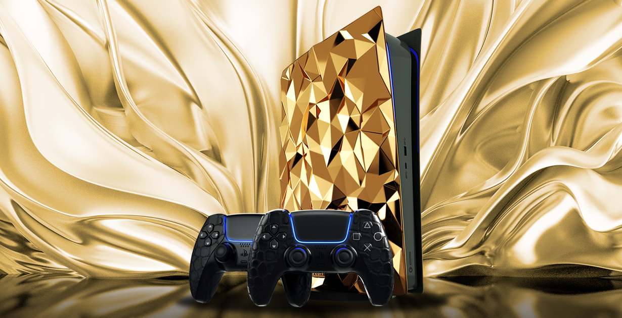Gold gaming console — an attribute of the elite gamer