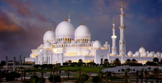 A masterpiece of Islamic architecture made of gold and marble