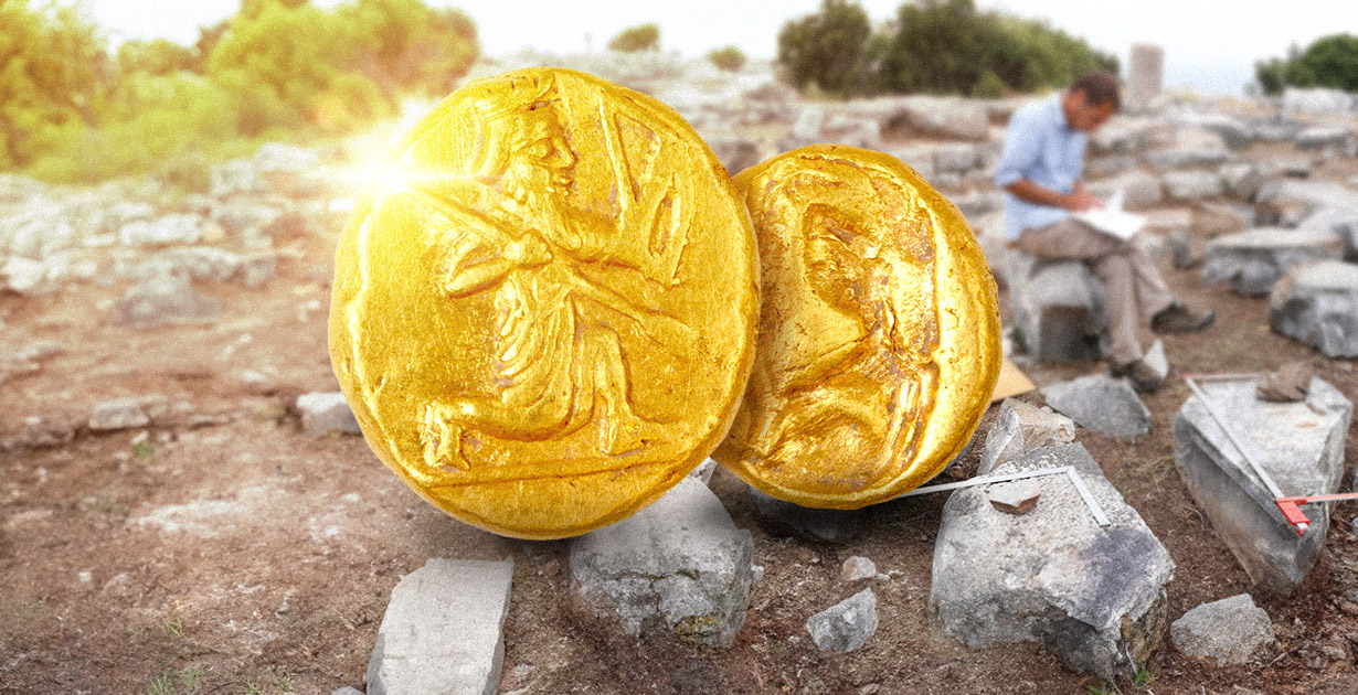 Oro de Persia: los arqueólogos descubren antiguas monedas