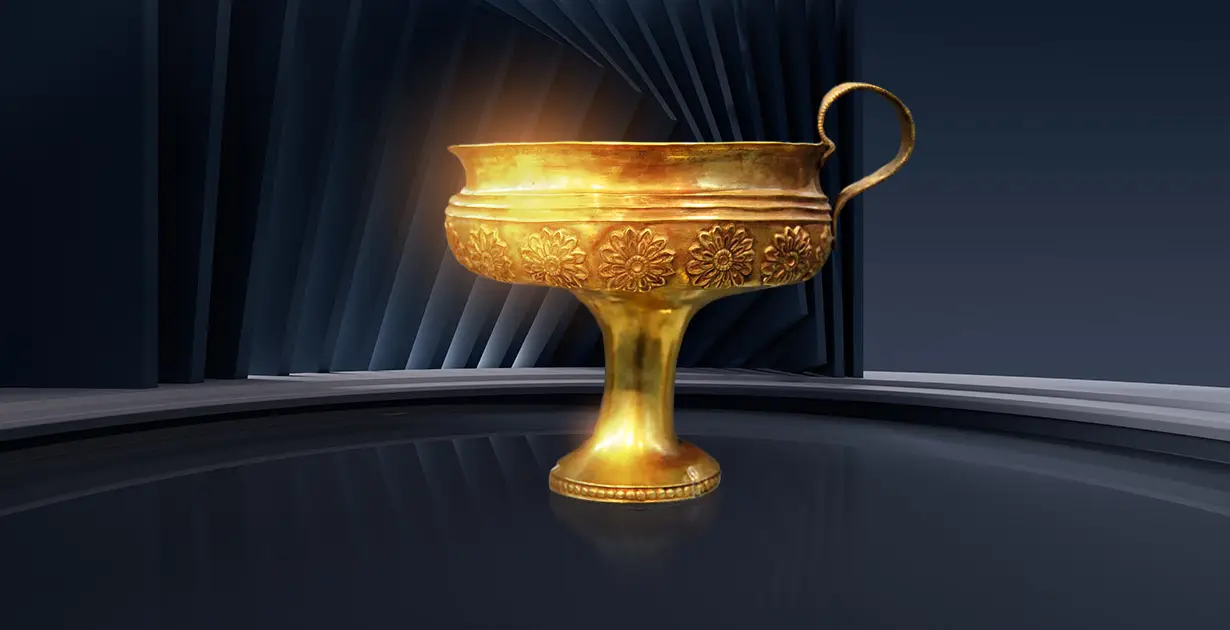Rare 3000-year-old golden bowl from Austria
