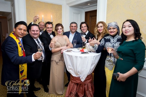 Empresarios de éxito celebraron la Navidad y el Año Nuevo en San Petersburgo