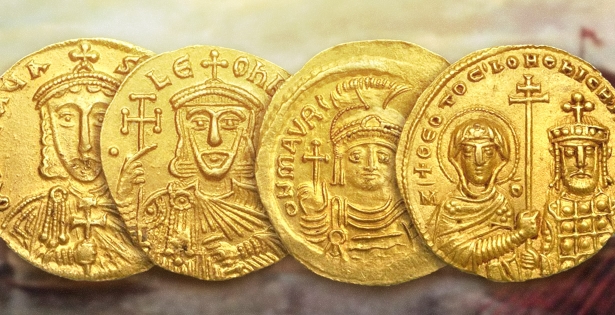 Byzantine gold coins in Bulgaria