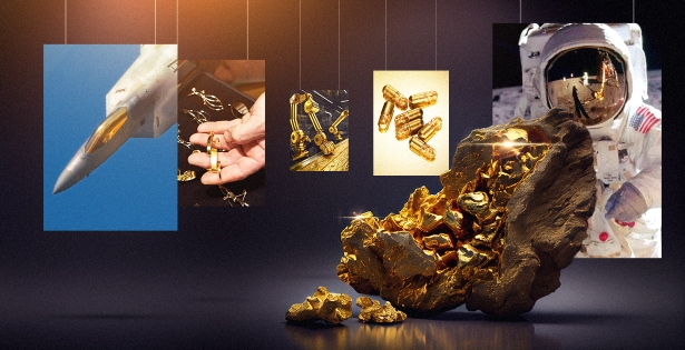 Usos del oro: ¿dónde se utiliza el «rey de los metales»?