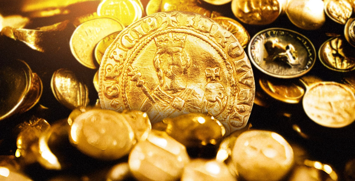 Monedas de oro del siglo XIV:¡hallan uno de los mayores tesoros de la  historia de la República Checa!